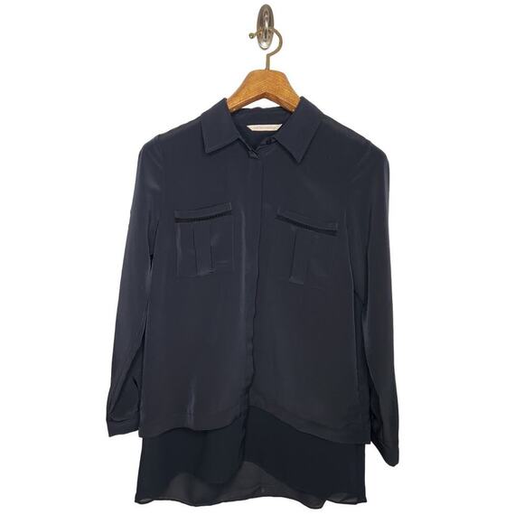 Soft Surroundings Rossini Button-Down‎ Top Size Small - Picture 1 of 13